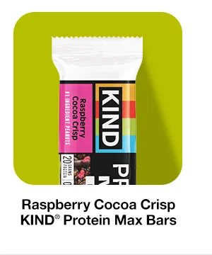Raspberry Cocoa Crisp KIND Protein Max Bars