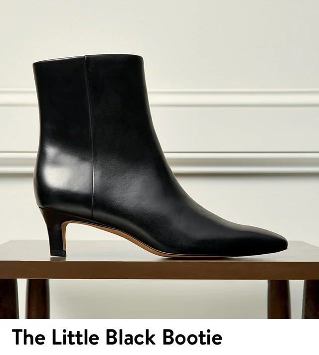 Black bootie.
