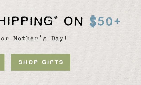 Free express shipping on $50+. Shop gifts
