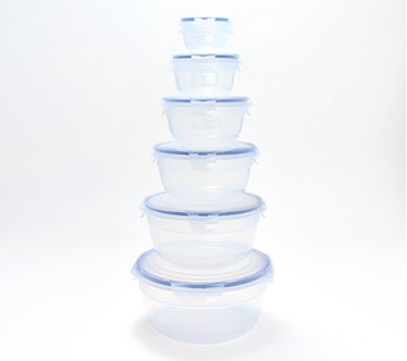 LocknLock 6-Piece Nestable Bowl Set