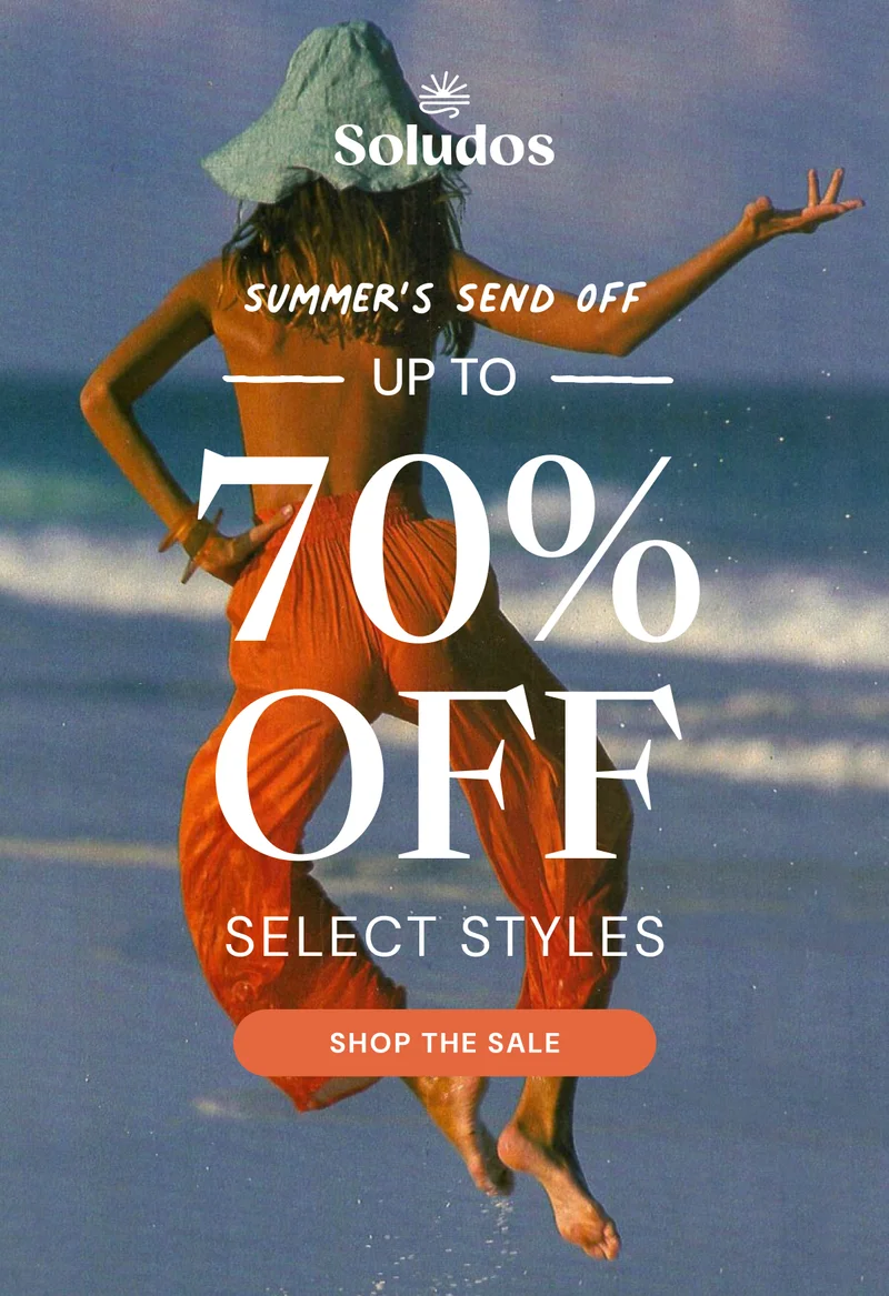 Summer’s Send Off: UP TO 70% OFF SELECT STYLES