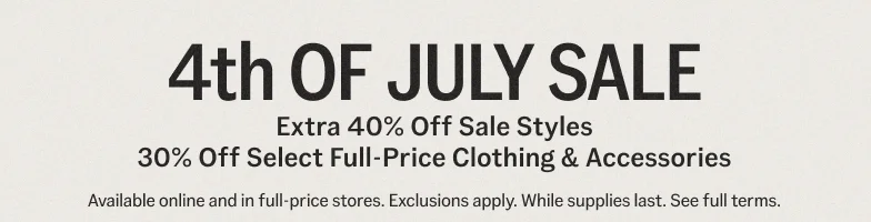 4th of July Sale