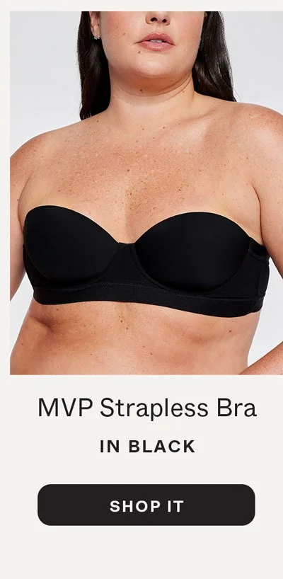 MVP Strapless Bra in Black