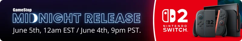 Midnight Release Nintendo Switch 2