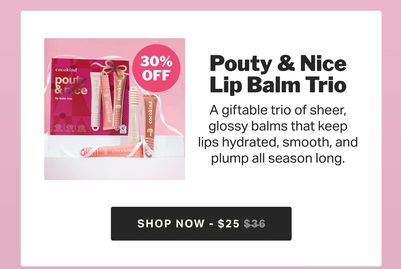 Pouty & Nice Lip Balm Trio