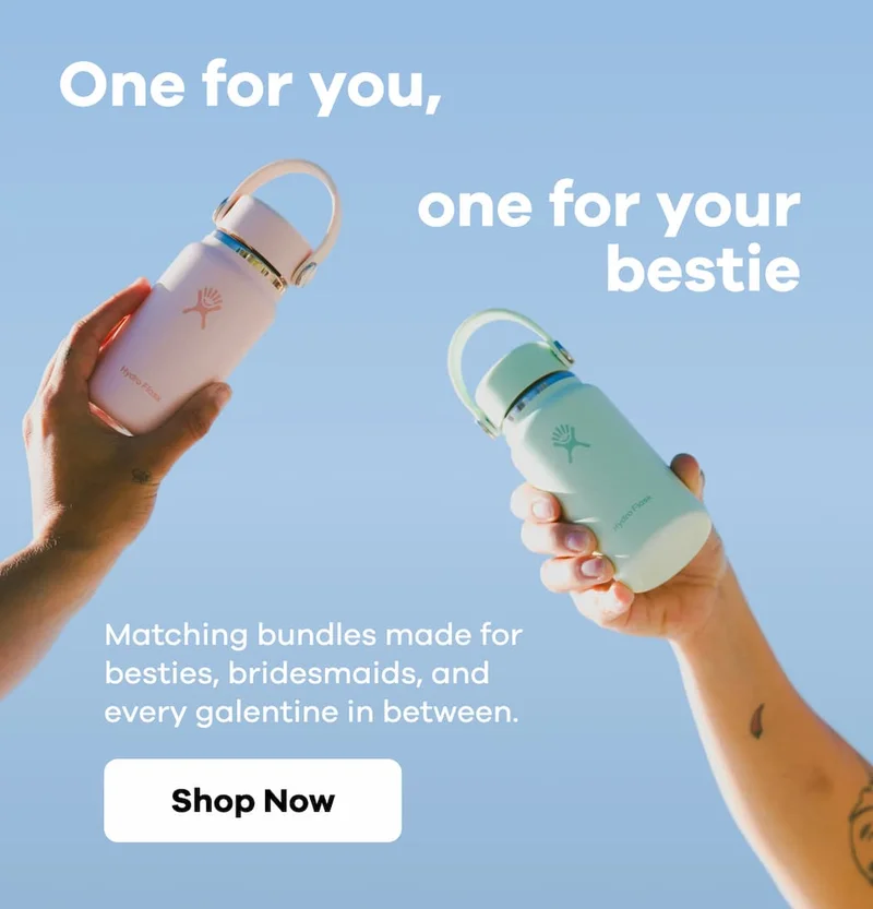 One for you, one for your bestie. Matching bundles made for besties, bridesmaids, and every galentine in between. | Shop Now