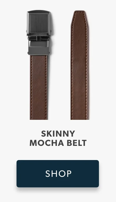 Skinny Mocha Belt