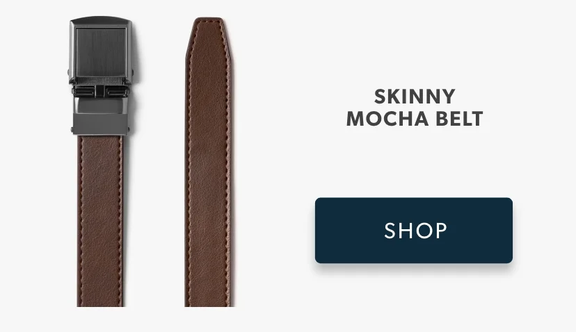 Skinny Mocha Belt