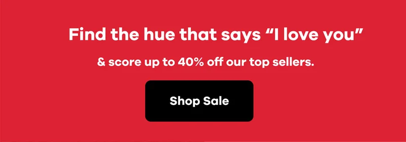 Find the hue that says "I love you" | Shop Sale