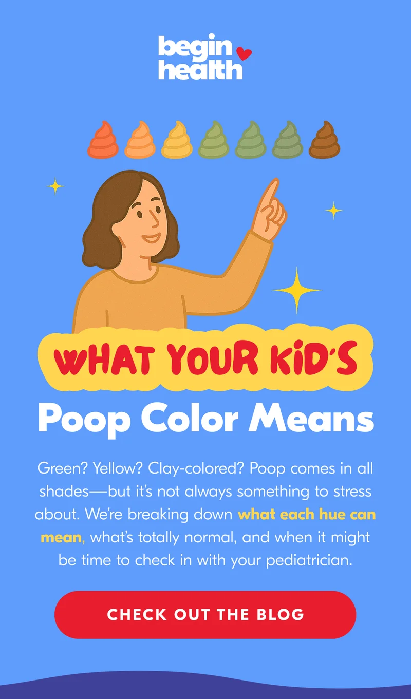 What your kid's poop color means!