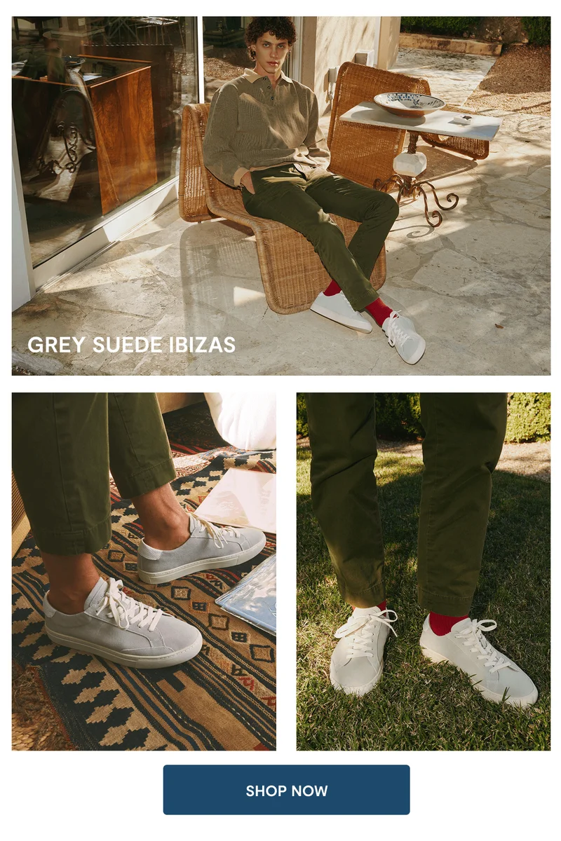 Grey Suede Ibizas