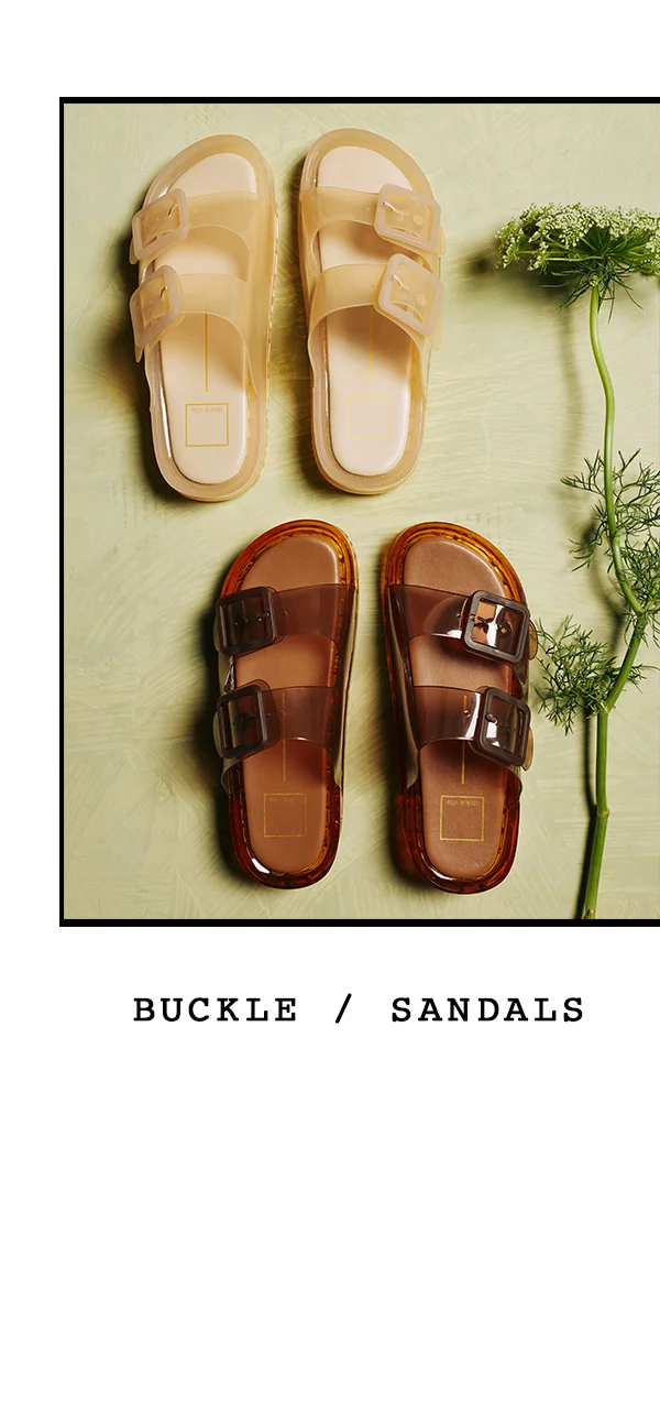 buckle sandals