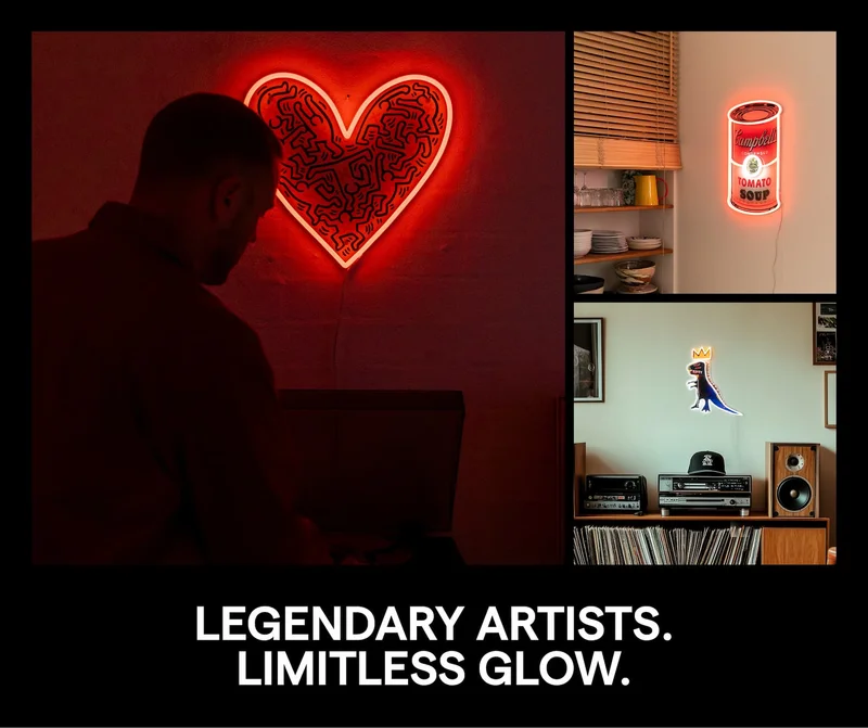 Legendary artists. Limitless glow.