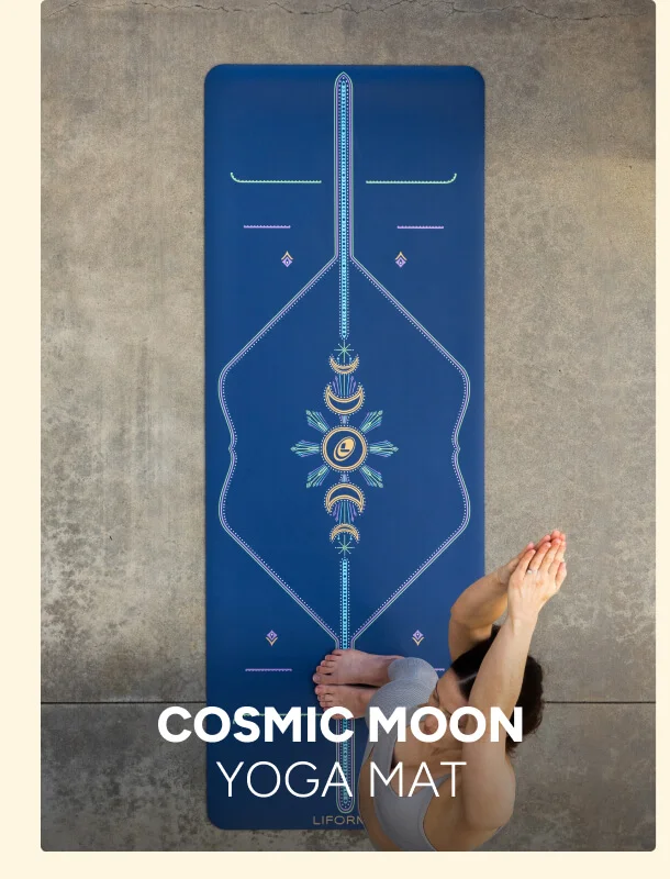 Cosmic Moon Yoga Mat