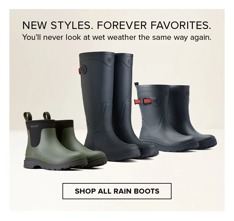 New styles. Forever favorites. | SHOP ALL RAIN BOOTS