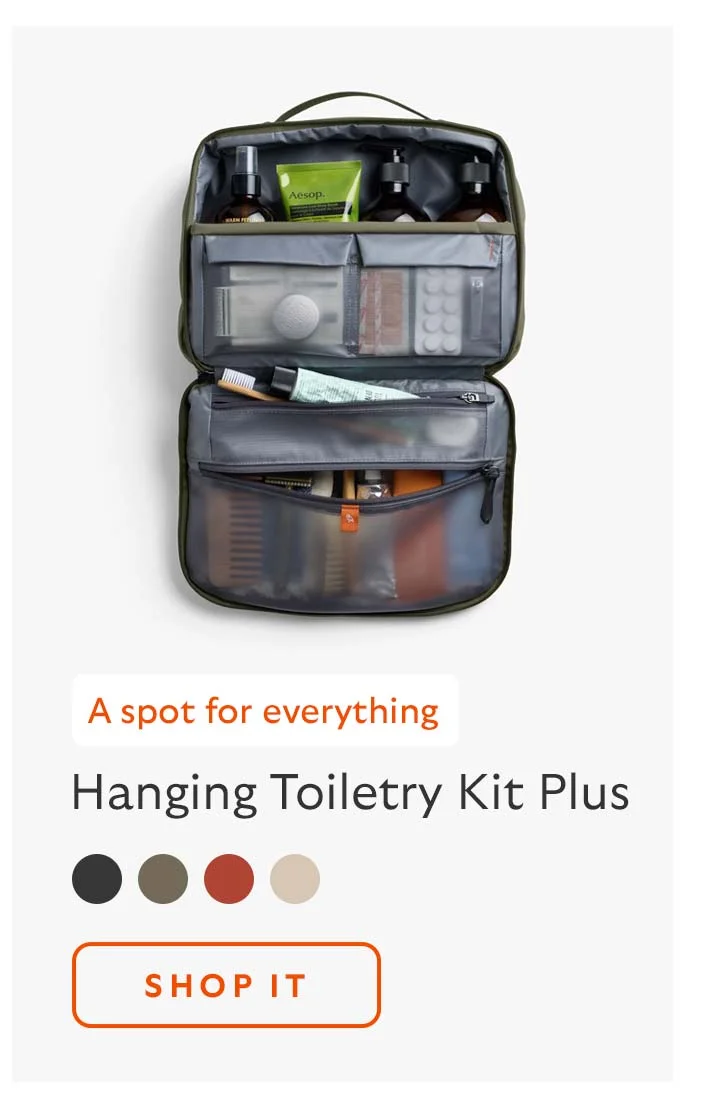 Hanging Toiletry Kit Plus
