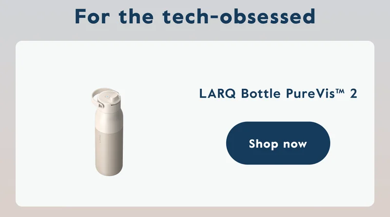 For the tech-obsessed - LARQ Bottle PureVis™ 2