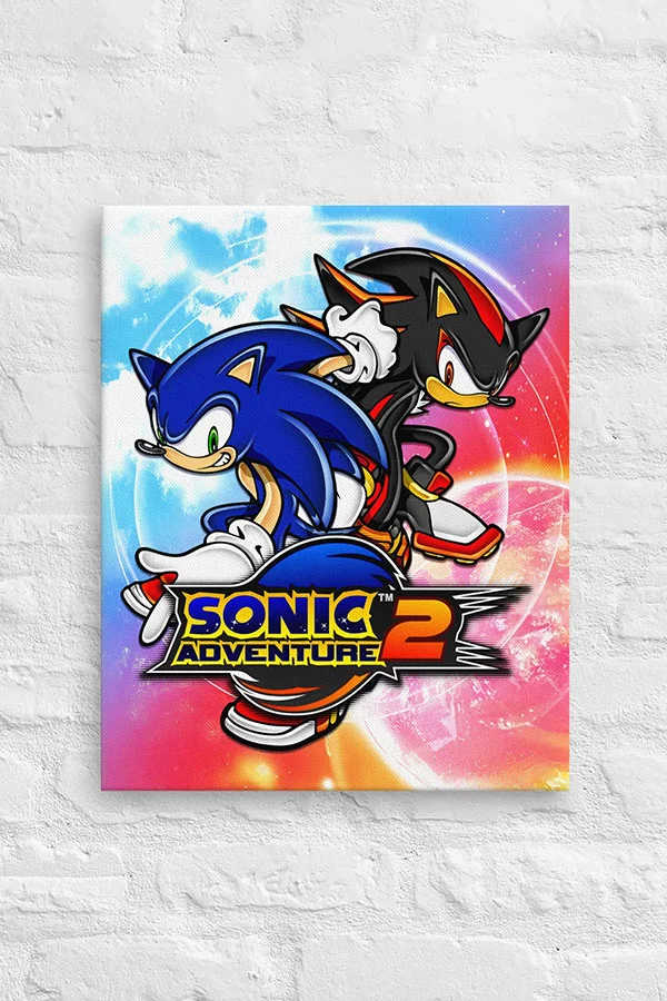 Sonic Adventure 2 Key Art Canvas Print