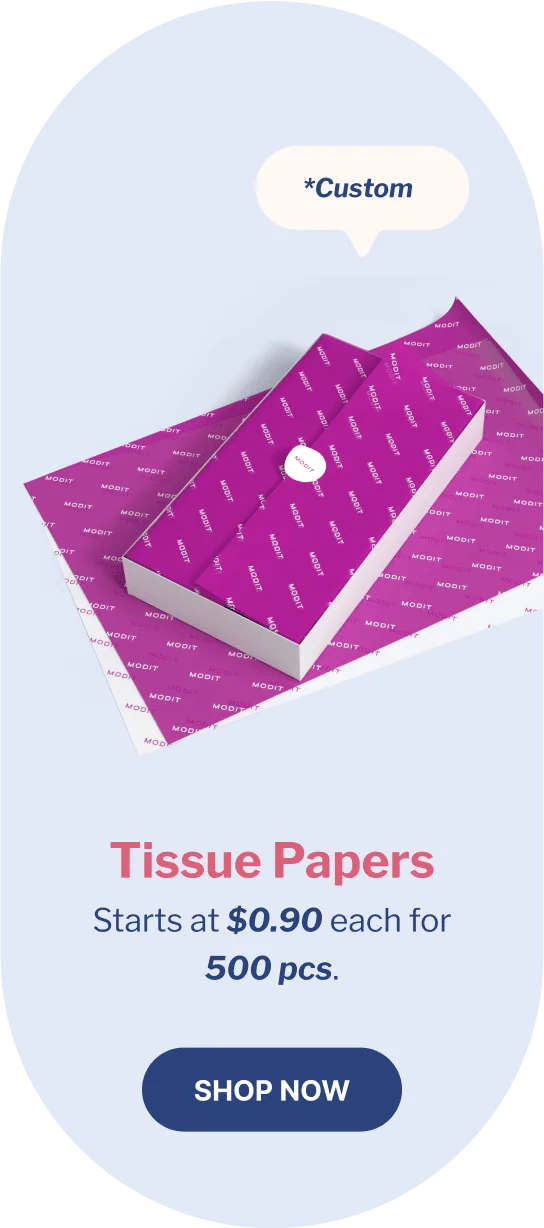 Tissue papers | Starts at $0.90 each for 500 pcs.