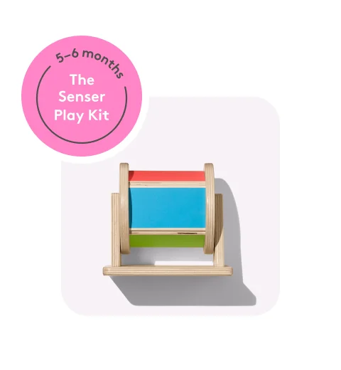 Spinning Rainbow | 5-6 months: The Senser Play Kit