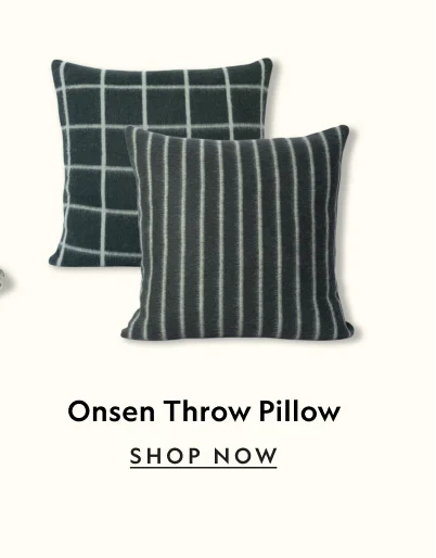 Onsen Throw Pillow