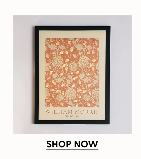 Wild Tulip By William Morris - Limited Edition Foil Art Print