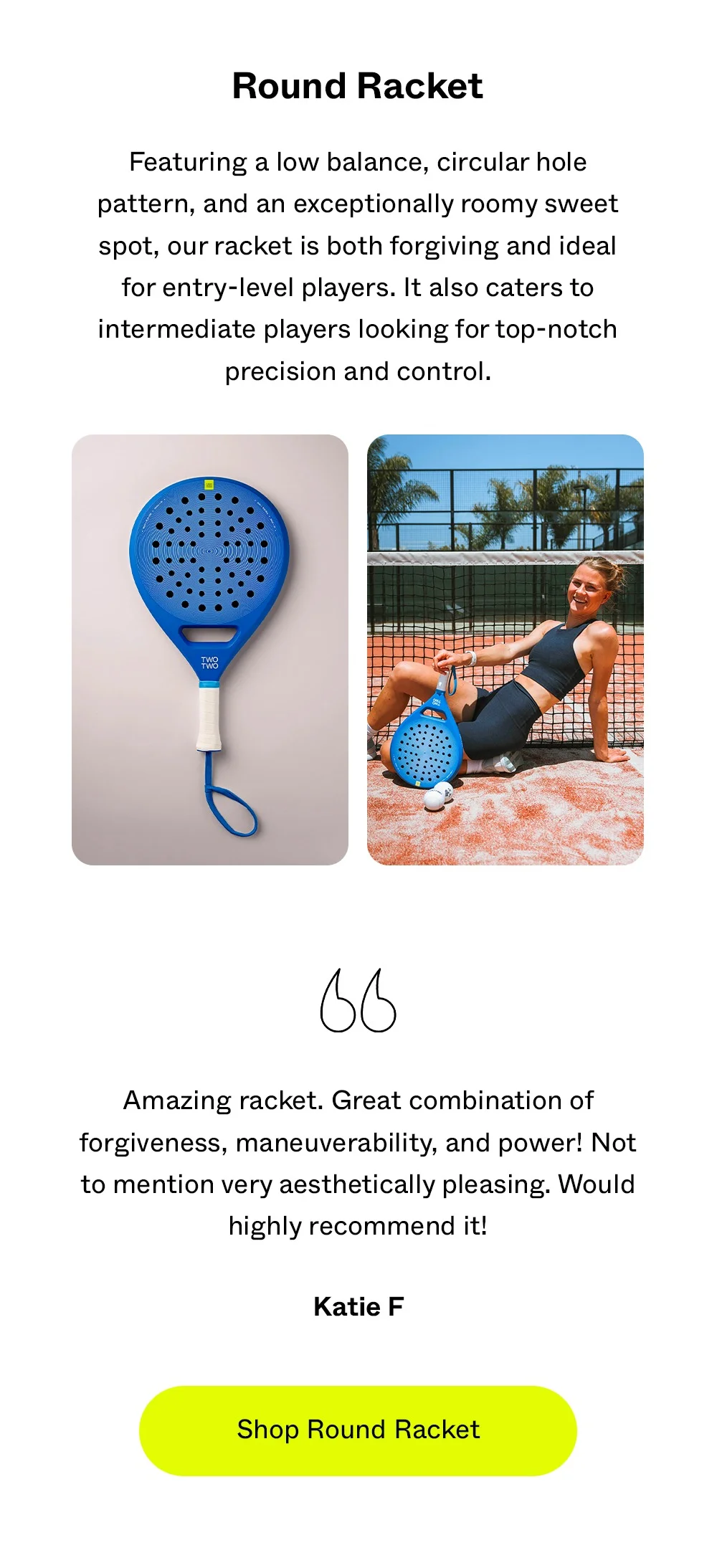 Shop Round Racket