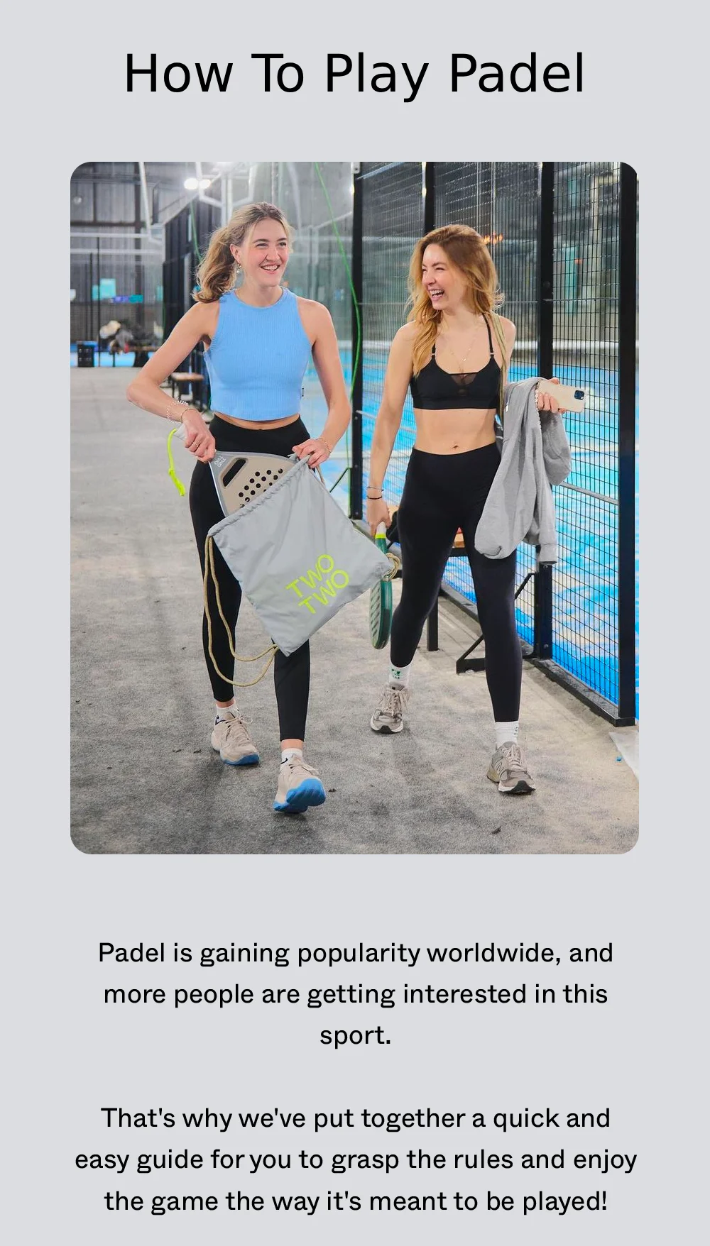 How To Play Padel