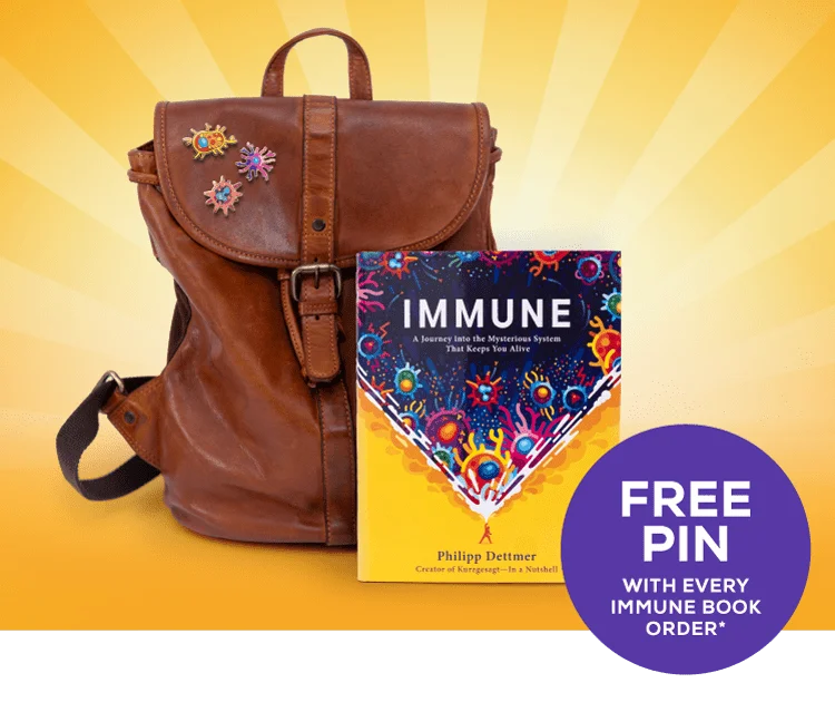 Free Pin with every immune book order