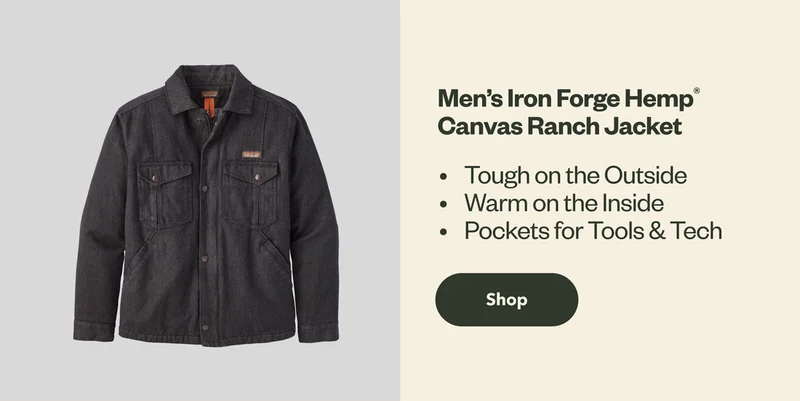 Men's Iron Forge Hemp Canvas Ranch Jacket. Details: Tough on the Outside and Warm on the Inside with Pockets for Tools & Tech. Shop.