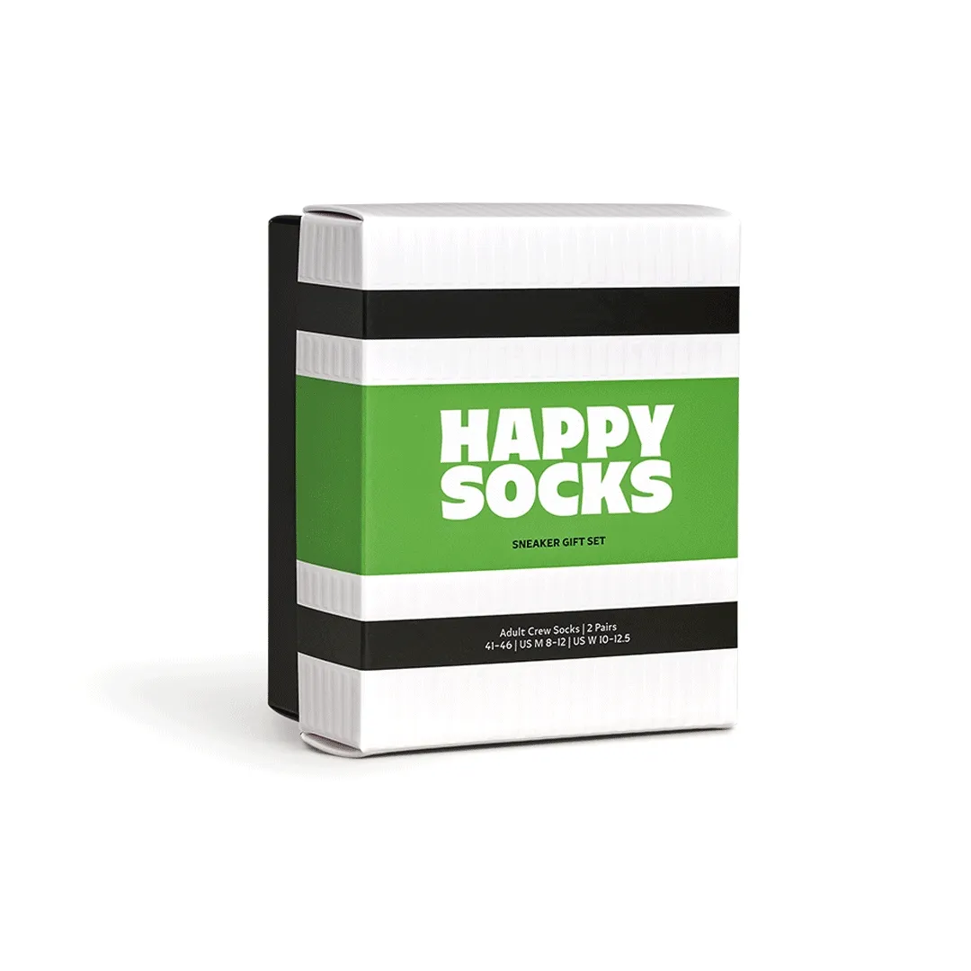 2-Pack Stripe Sneaker Socks Gift Set