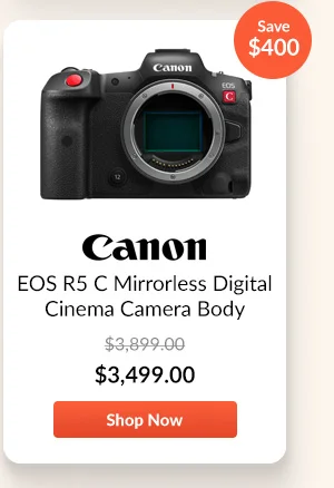 Canon EOS R5 C Mirrorless Digital Cinema Camera Body