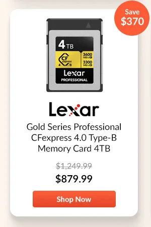 Lexar Gold Series Professional CFexpress 4.0 Type-B Memory Card 4TB
