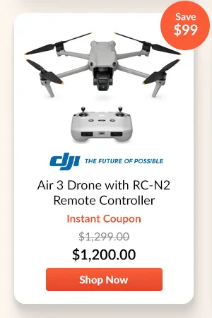 DJI Air 3 Drone with RC-N2 Remote Controller
