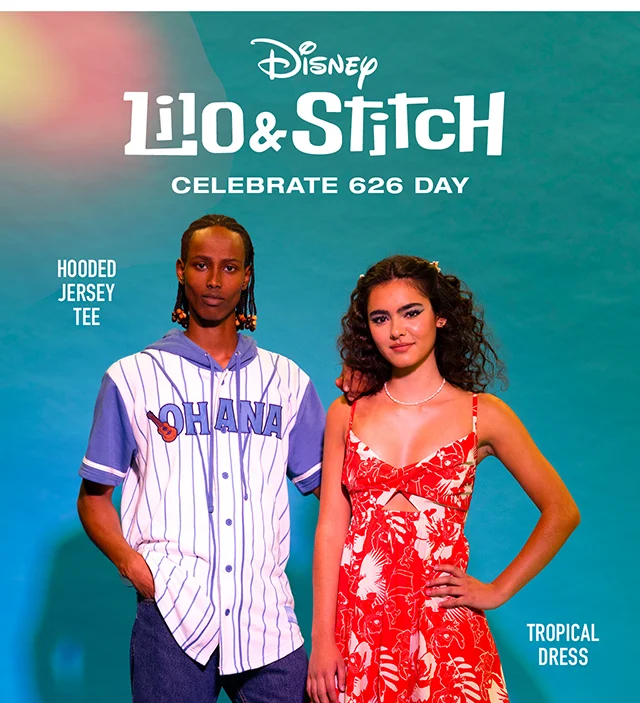 Disney Lilo and Stitch. Celebrate 626 Day. Shop Now