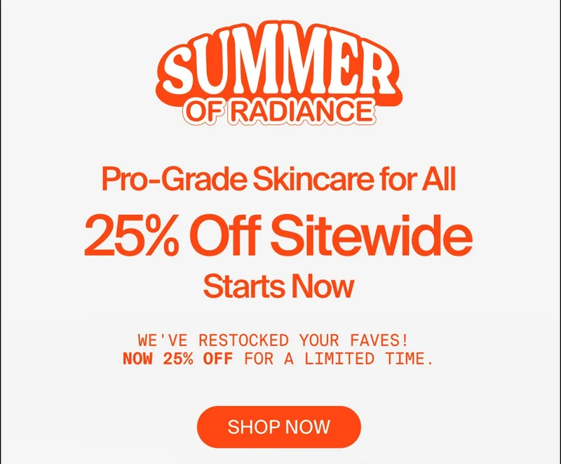25% Off Sitewide