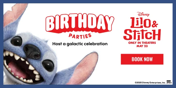 LILO & STITCH | BIRTHDAY PARTIES | Host a galactic celebration | BOOK NOW >