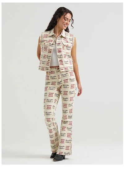 Wrangler x Coors Women's Printed Bailey Flare