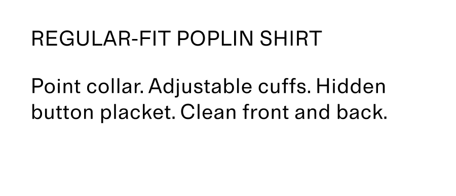 Regular fit copy