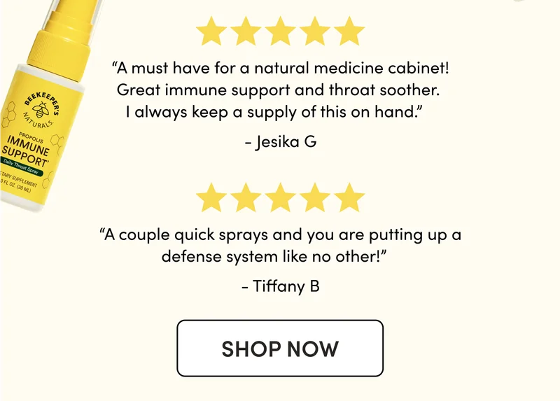 “A must have for a natural medicine cabinet! Great immune support and throat soother. I always keep a supply of this on hand. - Jesika G  “A couple quick sprays and you are putting up a defense system like no other!”   Tiffany B