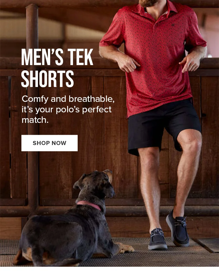 MEN'S TEK SHORTS | SHOP NOW