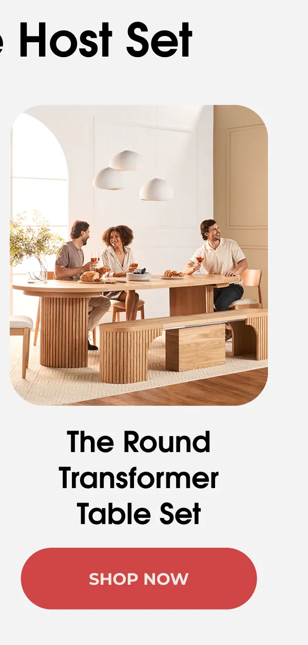 The Round Transformer Table Set