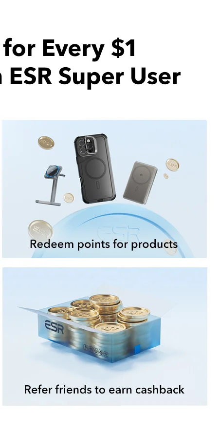 "Earn 1 Point for Every $1 You Spend as an ESR Super User "