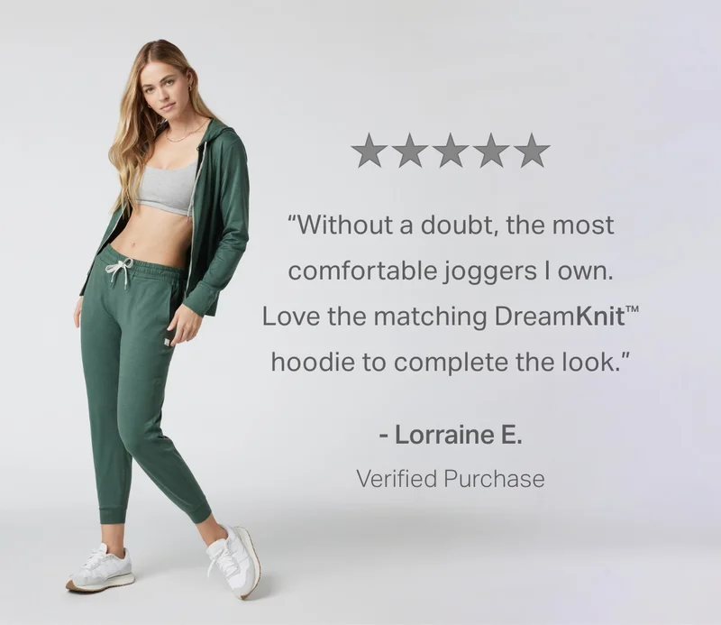 "Without a doubt, the most comfortable joggers I own."