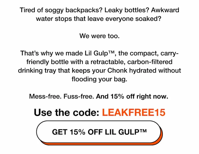 Get 15% off Lil Gulp™