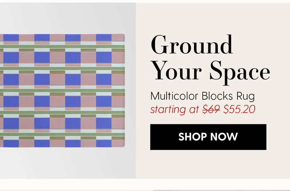 Multicolor Blocks Rug