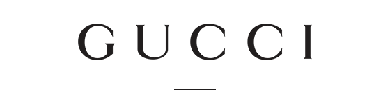 “Gucci” written in all caps