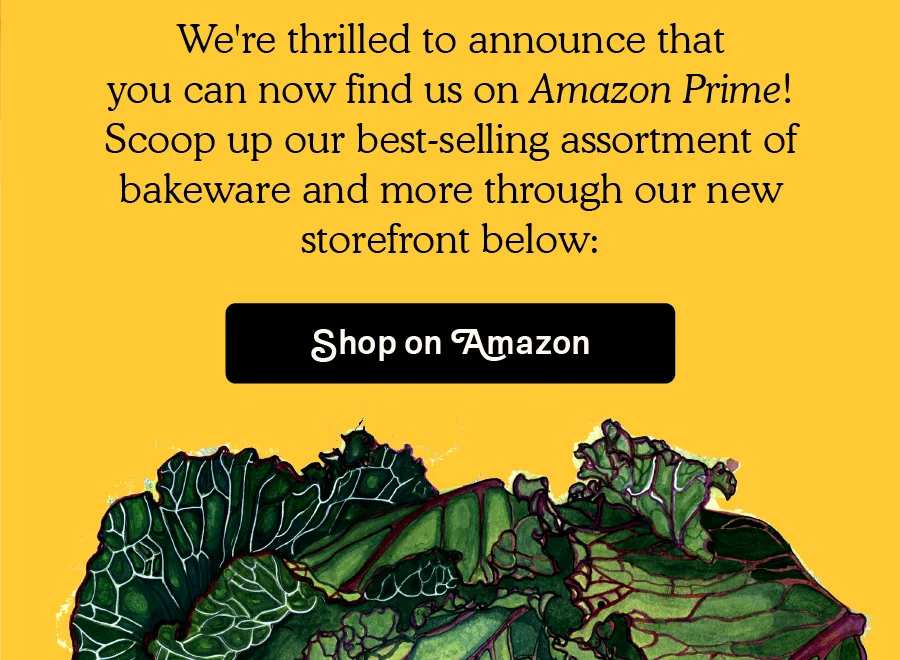 We're thrilled to announce that you can now find us on Amazon Prime!