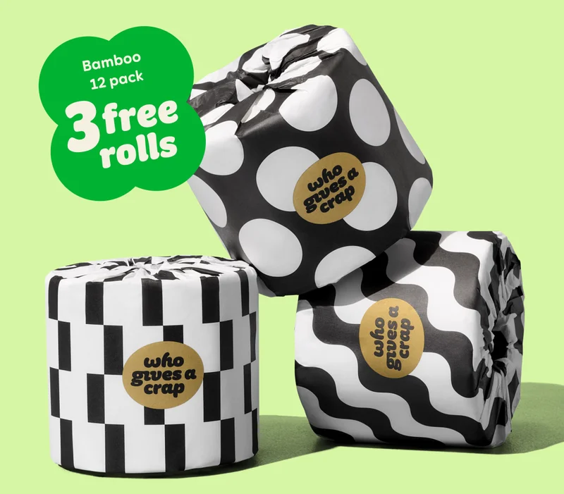 Bamboo 12 pack 3 free rolls