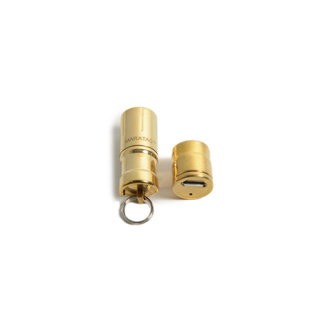 Brass Peanut Flashlight